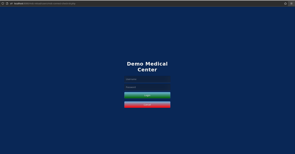 Login Screen